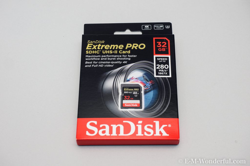 20161218 PC180006 1024x682 - E-M1 Mark Ⅱ用にSANDISKのSDカード（UHS-Ⅱ）を購入、テストしてみました