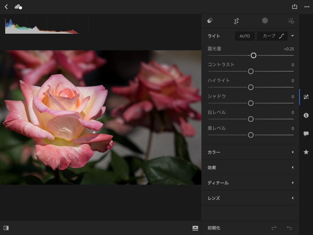 IMG 0478 1024x768 - Lightroom  MobileがLightroom CC mobileにリニューアルされました、新機能や変更点を解説