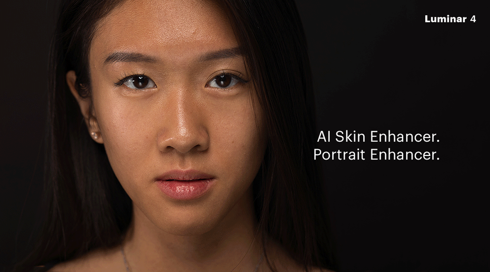GIF 4 - Luminar 4の新機能、AI Skin Enhancer（AI スキン・エンハンサー）とPortrait Enhancer（ポートレート・エンハンサー）を紹介