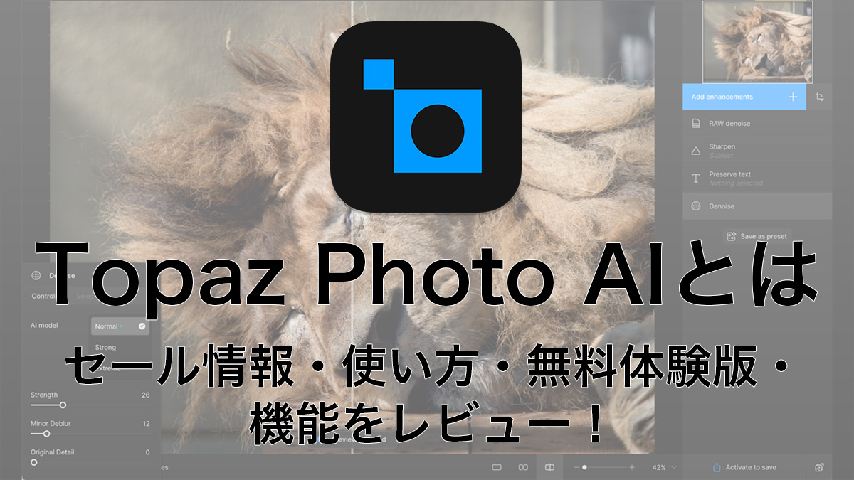 41c4b55be76eefec269dd538ffba151c - 【2024年】Topaz Photo AIとは｜セール情報・使い方・無料体験版・機能をレビュー！画像品質強化