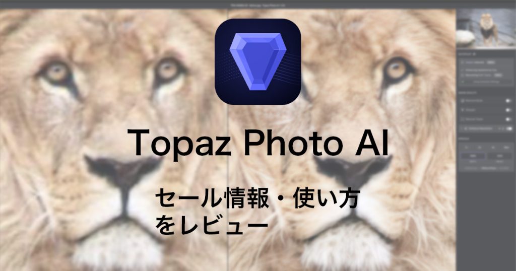 8089e50294910c6cb163e5cb54ad137b 1024x538 - 【2023年】Topaz Photo AIとは｜セール情報・使い方・無料体験版・機能をレビュー！画像品質向上ソフト