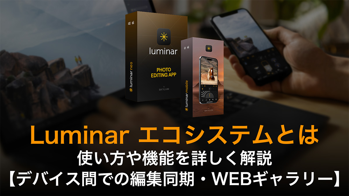 1e7f4aea3fb44eb5c69e1f5d90e4f288 - Luminar エコシステムの使い方・機能を紹介【編集同期・WEBギャラリー】|バージョン1.25